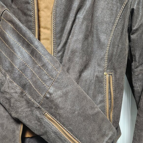 Danier Leather women's leather coat - Picture 2 of 4